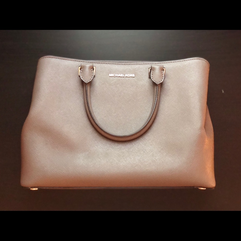 Michael Kors Savannah Large Leather Satchel
